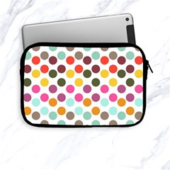 Dotted Pattern Background Apple Ipad Mini Zipper Cases by Modern2018