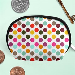 Dotted Pattern Background Accessory Pouches (medium)  by Modern2018