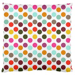 Dotted Pattern Background Large Flano Cushion Case (two Sides) by Modern2018