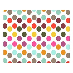 Dotted Pattern Background Double Sided Flano Blanket (large)  by Modern2018