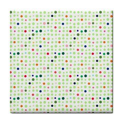 Dotted Pattern Background Full Colour Tile Coasters by Modern2018