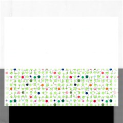 Dotted Pattern Background Full Colour Rectangular Jigsaw Puzzl by Modern2018