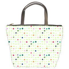 Dotted Pattern Background Full Colour Bucket Bags by Modern2018