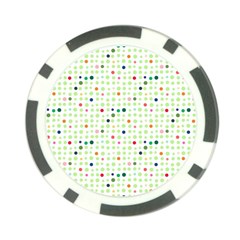 Dotted Pattern Background Full Colour Poker Chip Card Guard (10 Pack) by Modern2018