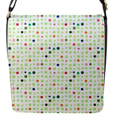 Dotted Pattern Background Full Colour Flap Messenger Bag (s) by Modern2018