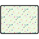 Dotted Pattern Background Full Colour Double Sided Fleece Blanket (Large)  80 x60  Blanket Front