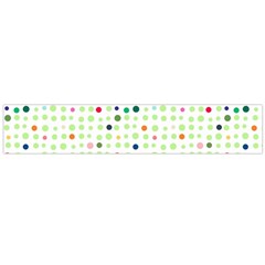 Dotted Pattern Background Full Colour Large Flano Scarf 