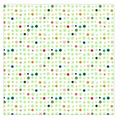 Dotted Pattern Background Full Colour Large Satin Scarf (square) by Modern2018