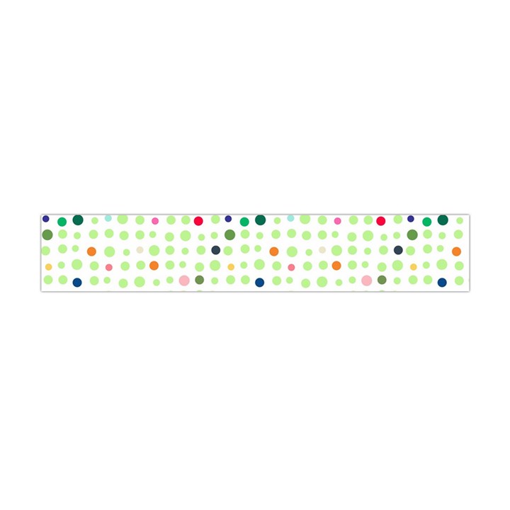 Dotted Pattern Background Full Colour Flano Scarf (Mini)