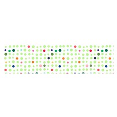 Dotted Pattern Background Full Colour Satin Scarf (oblong) by Modern2018