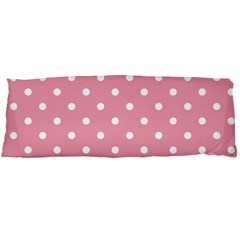 Pink Polka Dot Background Body Pillow Case (dakimakura) by Modern2018