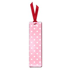 Pink Polka Dot Background Small Book Marks by Modern2018