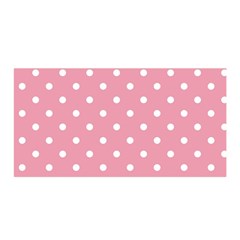 Pink Polka Dot Background Satin Wrap by Modern2018