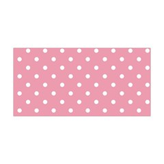 Pink Polka Dot Background Yoga Headband by Modern2018