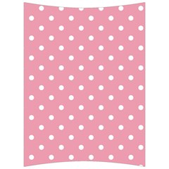 Pink Polka Dot Background Back Support Cushion by Modern2018