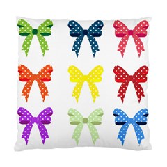 Ribbons And Bows Polka Dots Standard Cushion Case (two Sides) by Modern2018