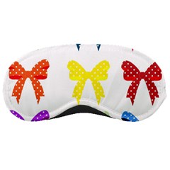 Ribbons And Bows Polka Dots Sleeping Masks by Modern2018