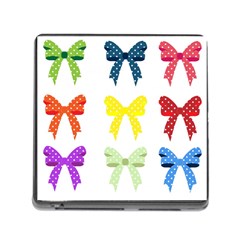 Ribbons And Bows Polka Dots Memory Card Reader (square) by Modern2018