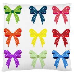 Ribbons And Bows Polka Dots Standard Flano Cushion Case (two Sides) by Modern2018