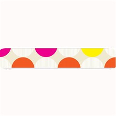 Polka Dots Background Colorful Small Bar Mats by Modern2018