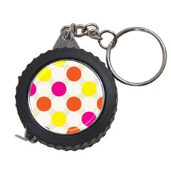 Polka Dots Background Colorful Measuring Tape by Modern2018