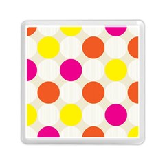 Polka Dots Background Colorful Memory Card Reader (square)  by Modern2018