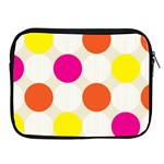 Polka Dots Background Colorful Apple iPad 2/3/4 Zipper Cases Front