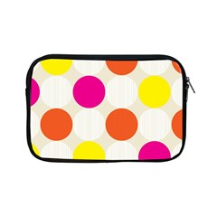 Polka Dots Background Colorful Apple Ipad Mini Zipper Cases by Modern2018