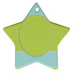 Lace Polka Dots Border Ornament (star) by Modern2018