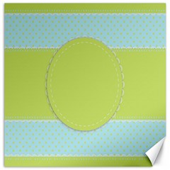 Lace Polka Dots Border Canvas 16  X 16   by Modern2018