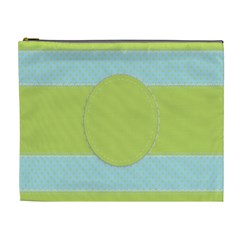 Lace Polka Dots Border Cosmetic Bag (xl)