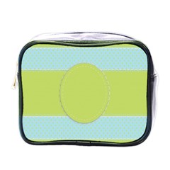 Lace Polka Dots Border Mini Toiletries Bags by Modern2018