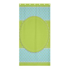 Lace Polka Dots Border Shower Curtain 36  X 72  (stall) 