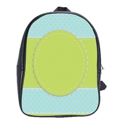 Lace Polka Dots Border School Bag (xl)