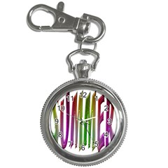 Summer Colorful Rainbow Typography Key Chain Watches