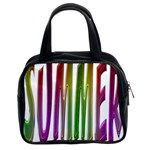 Summer Colorful Rainbow Typography Classic Handbags (2 Sides) Front