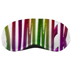 Summer Colorful Rainbow Typography Sleeping Masks by yoursparklingshop