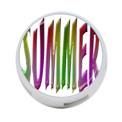 Summer Colorful Rainbow Typography 4-port Usb Hub (two Sides)  by yoursparklingshop