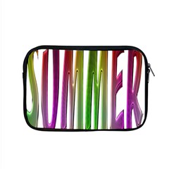 Summer Colorful Rainbow Typography Apple Macbook Pro 15  Zipper Case by yoursparklingshop