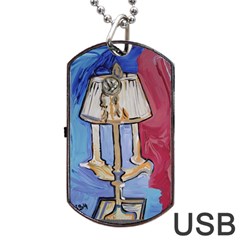 Day And Night Dog Tag Usb Flash (one Side) by bestdesignintheworld