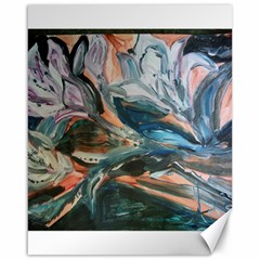 Night Lillies Canvas 16  X 20   by bestdesignintheworld