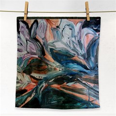 Night Lillies Face Towel by bestdesignintheworld