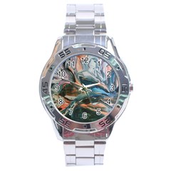 Night Lillies Stainless Steel Analogue Watch by bestdesignintheworld