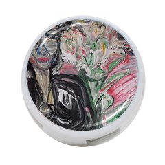 Lady With Lillies 4-port Usb Hub (one Side) by bestdesignintheworld