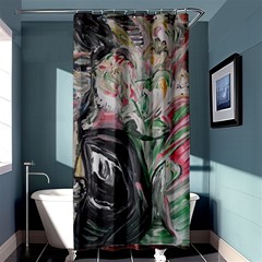 Lady With Lillies Shower Curtain 36  X 72  (stall)  by bestdesignintheworld