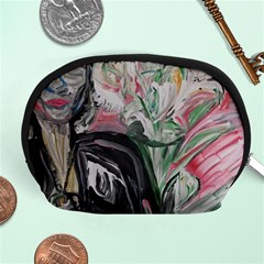 Lady With Lillies Accessory Pouches (medium)  by bestdesignintheworld