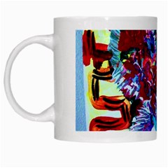 Meet Me In Osaka White Mugs by bestdesignintheworld