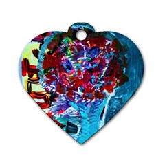 Meet Me In Osaka Dog Tag Heart (one Side) by bestdesignintheworld