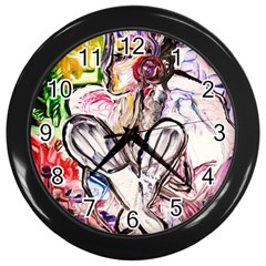 Every Girl Has A Dream Wall Clocks (black) by bestdesignintheworld