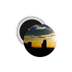 Skyline Sunset Buildings Cityscape 1 75  Magnets by Simbadda